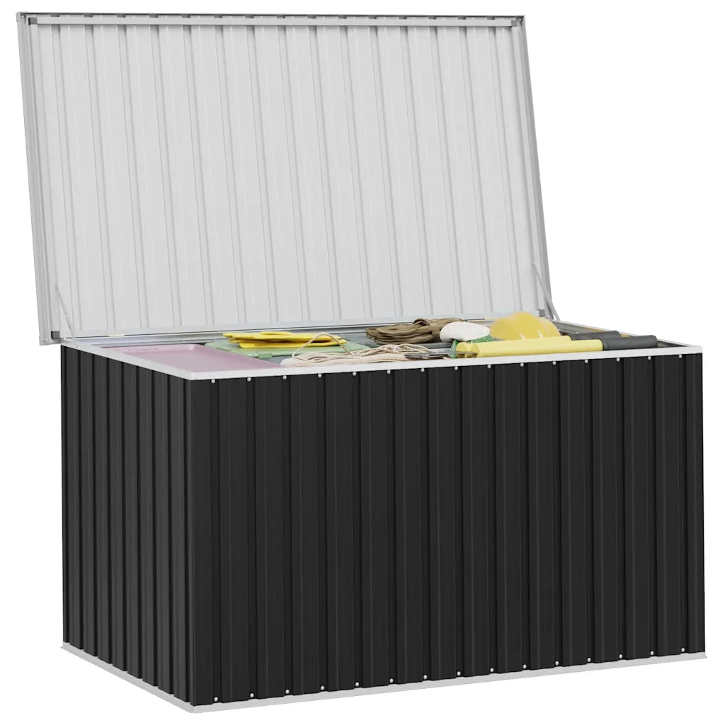 Baule da Giardino Antracite 171x99x93 cm 46271