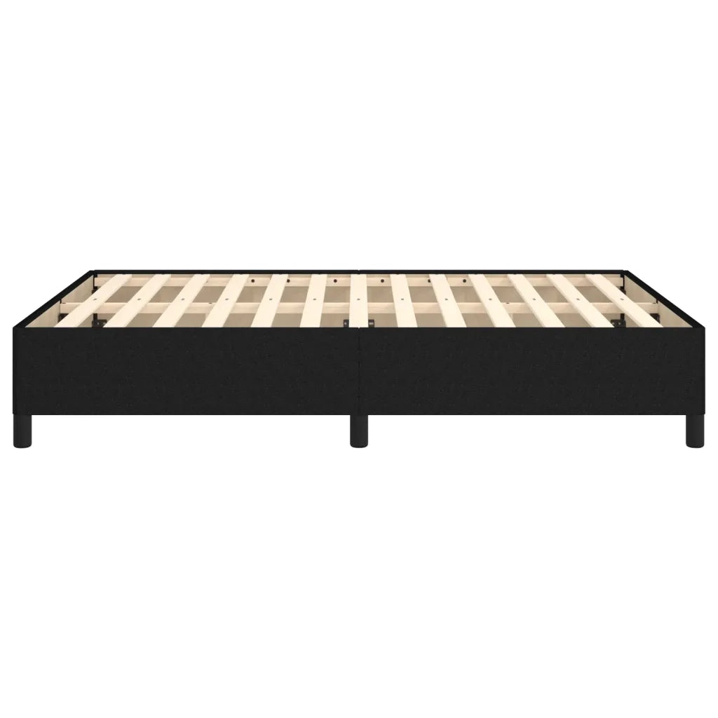 Giroletto senza Materasso Nero 140x190 cm in Tessuto 347060