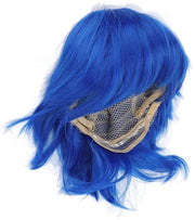 Pruik Stilizzante a Cappello - Capelli Sintetici - Modellino di Capelli Corti e Arricciati - Respirabile e Comodo - Ideale per Halloween e Gioco di Ruolo