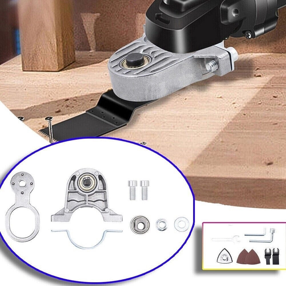 Trade Shop - Kit Conversione Da Smerigliatrice Flex A Utensile Oscillante Multifunzione 07358 -