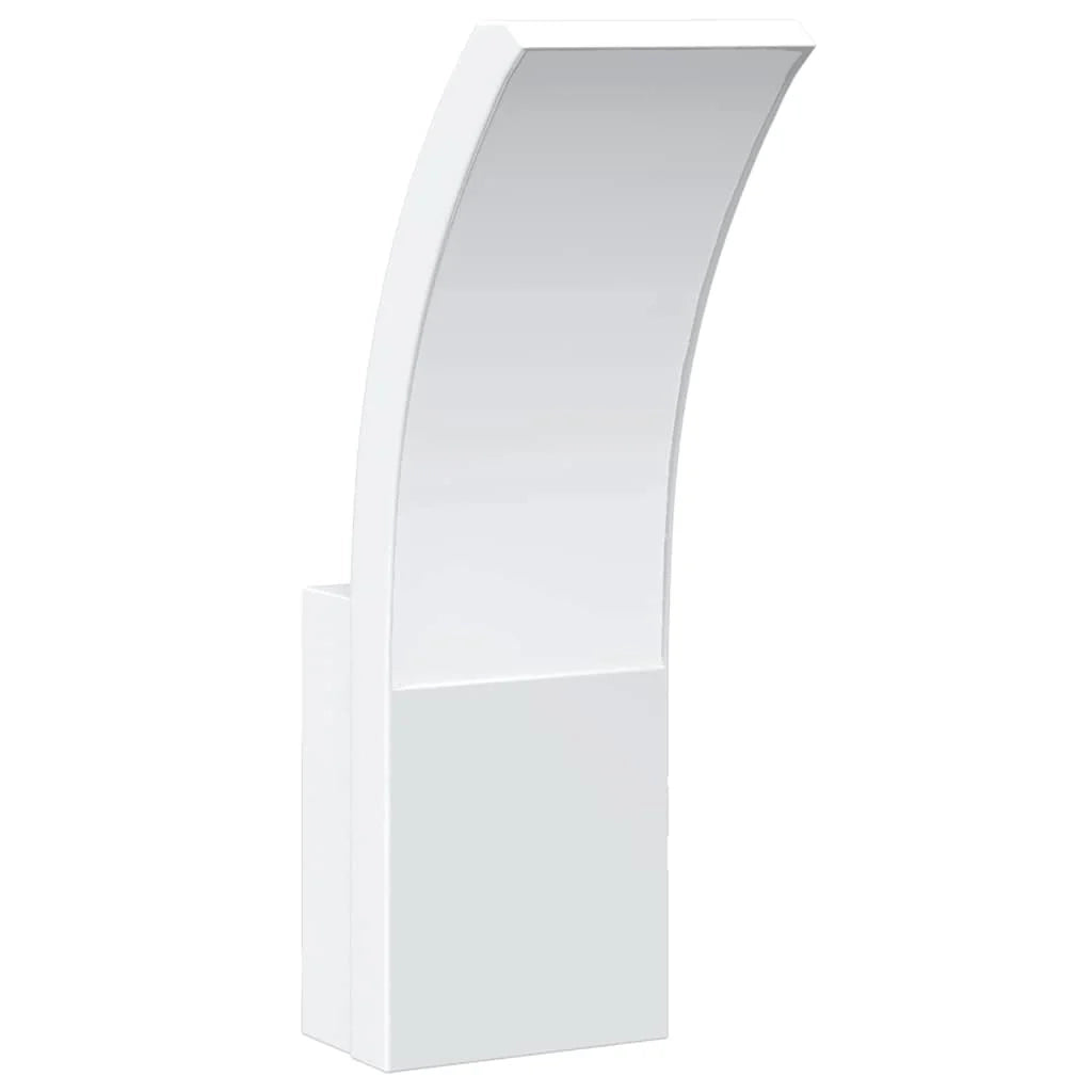 Applique LED per esterni 7 x 4,5 x 23 cm atmosfera accogliente design moderno in alluminio bianco 02_0056579