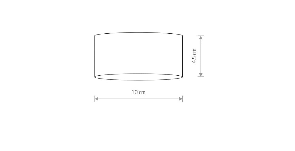 Plafoniera LED a superficie bianca GX53 Nowodvorski FLEA 8202