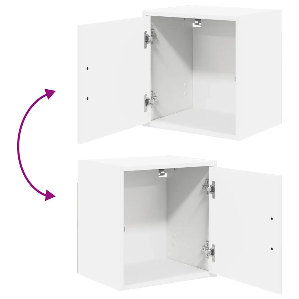 Pensili per Garage 2 pz Bianco in Legno Multistrato CFW1847361