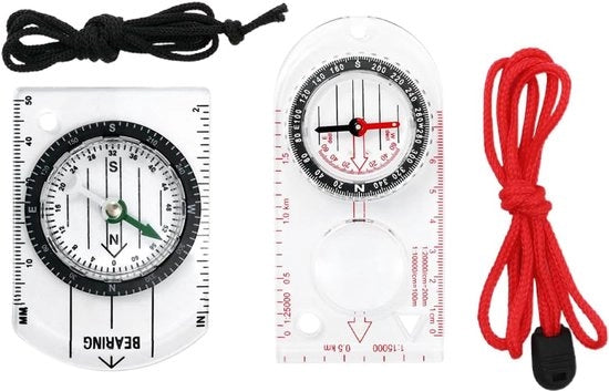 Compass per bambini - attività all'aperto - campeggio - escursioni - 2 pezzi
