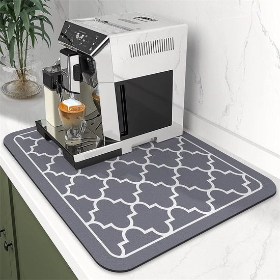 Mat per asciugatrice da cucina a lancia acqua con pannello di assorbimento superiore - super assorbente microfibre - asciugatrice da cucina rapida - 50*80cm - 50*80cm