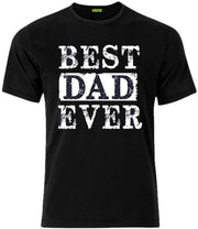 Maglietta 100% cotone - Design "Miglior Papà di Sempre" - Tessuto soffice e confortevole - Sostenibile - Adatto a lavaggio in lavatrice e asciugatrice - Maniche a doppia cucitura - Maglietta Grafica
