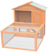 Gabbia per animali 144 x 100 x 100 cm legno marrone 02_0000577