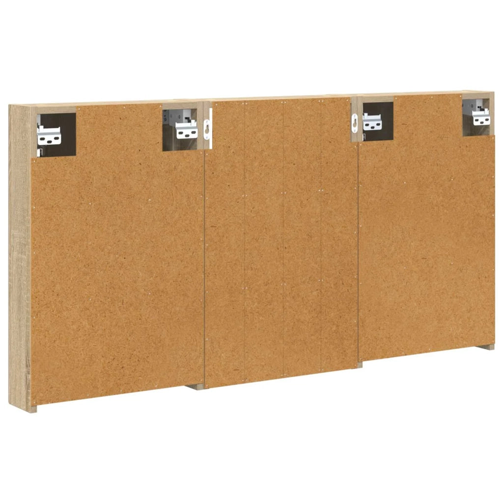 Set di Armadi da Bagno con porta 3 pcs 120 x 10,5 x 60,5 cm 3403730