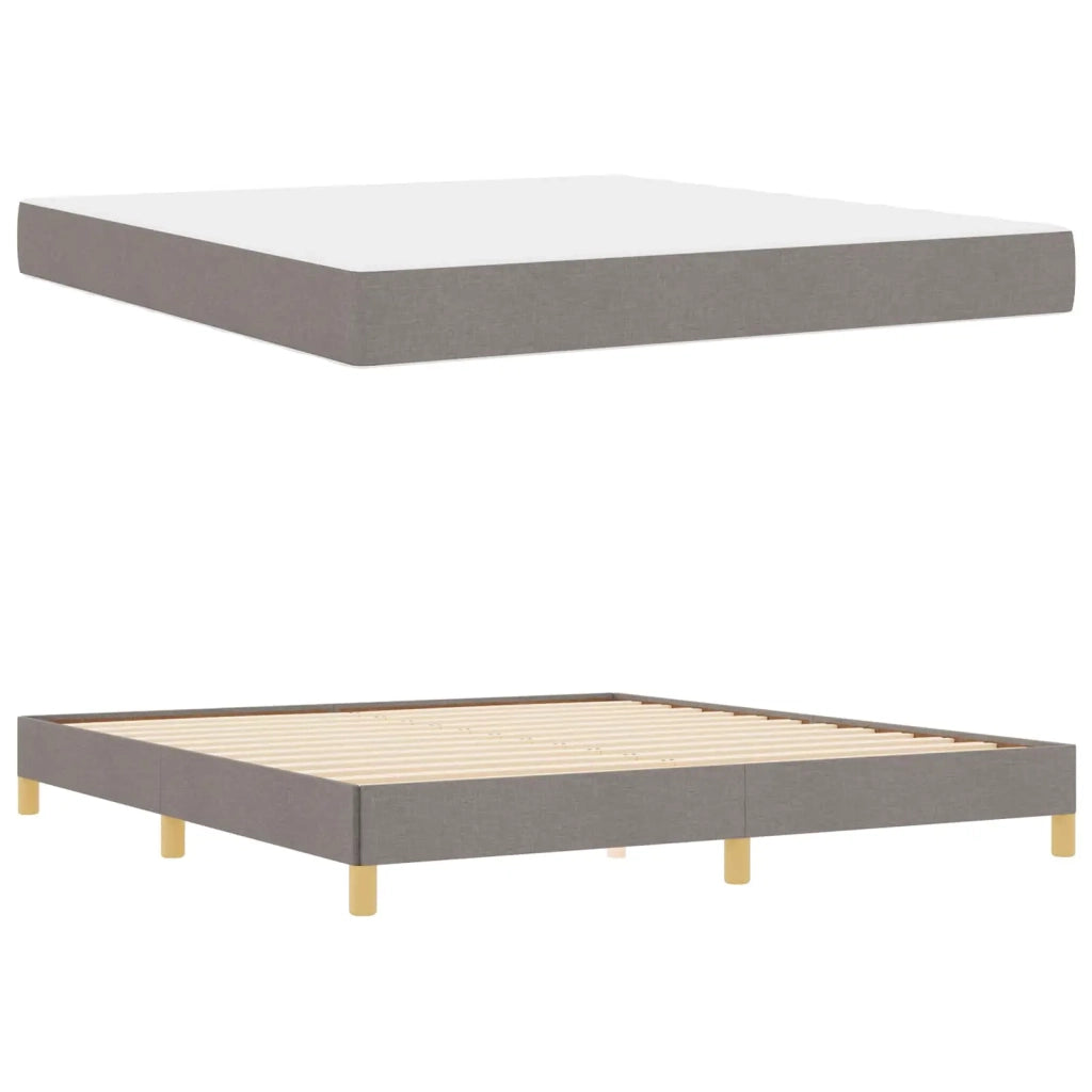 Letto a molle con materasso Talpa 180 x 200 cm Tessuto 3398588