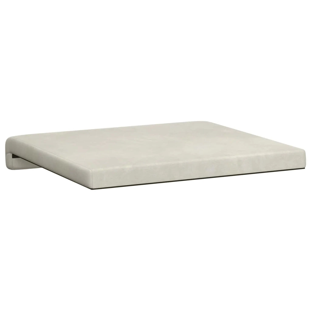 Cuscino per panchina 4 pcs Velluto Crema Profondità 35 cm 42043106