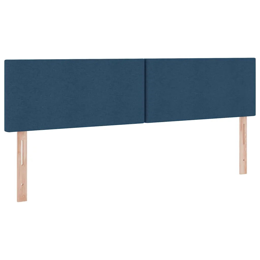 Letto con contenitore e LED con led Blu 180 x 200 cm Tessuto 3371102