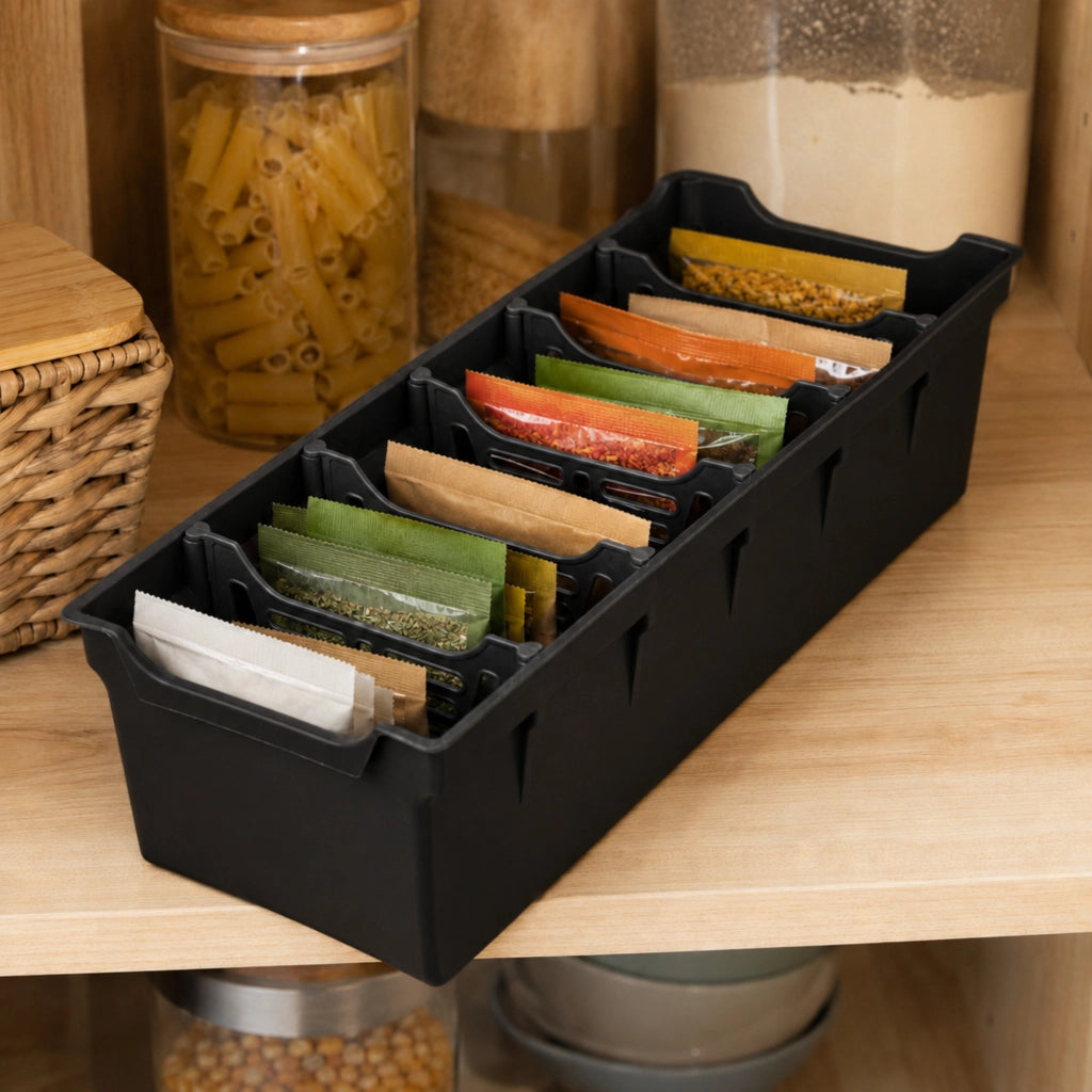 KADAX Organizer na przyprawy czarny <24> K17438