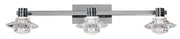 Applique decorativa Rastek 3 luci G9 cromata Candellux