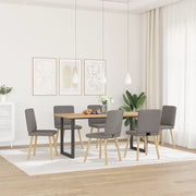 Sedie da Pranzo 6 pz Grigio Talpa in Tessuto 3315497