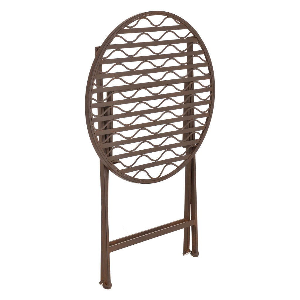 Set bistrot da giardino in metallo bronzo 03_0006935