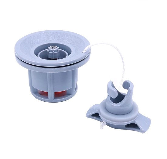 Vettore per pneumatici 8 fori - Cappotto in PVC per imbarcazioni - Sostituzione per kayak/canoe - Valvola per imbarcazioni gonfiabili - Impermeabile e duraturo - Doppia chiusura ermetica - Valvola di scarico per imbarcazioni