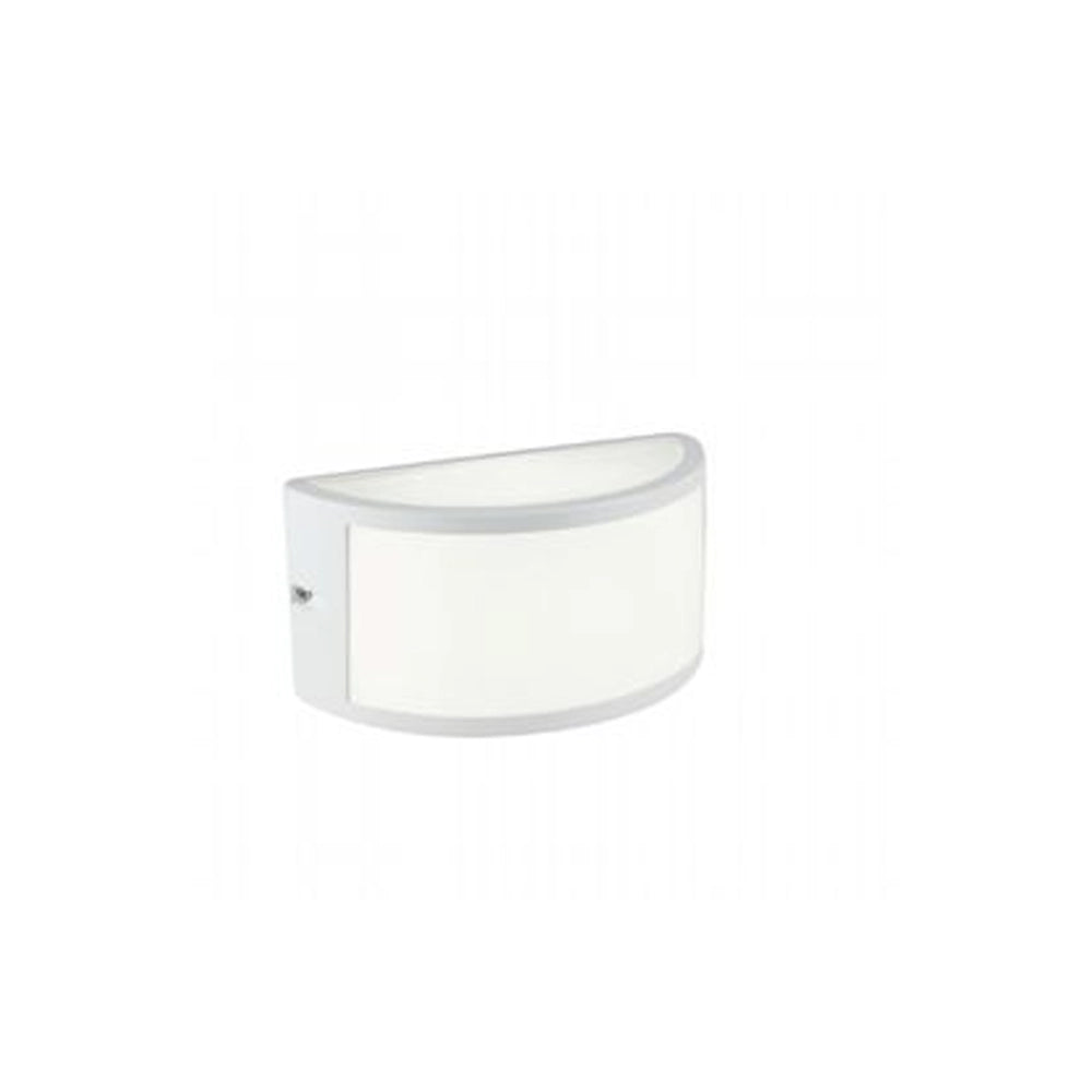 Applique Da Esterno Contemporanea Bia Alluminio Bianco 1 Luce E27