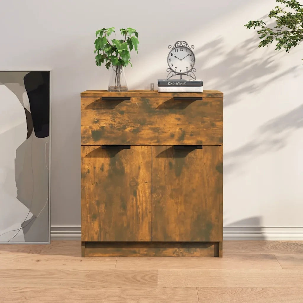 Credenza Rovere Fumo 60x30x70 cm in Legno tecnico
