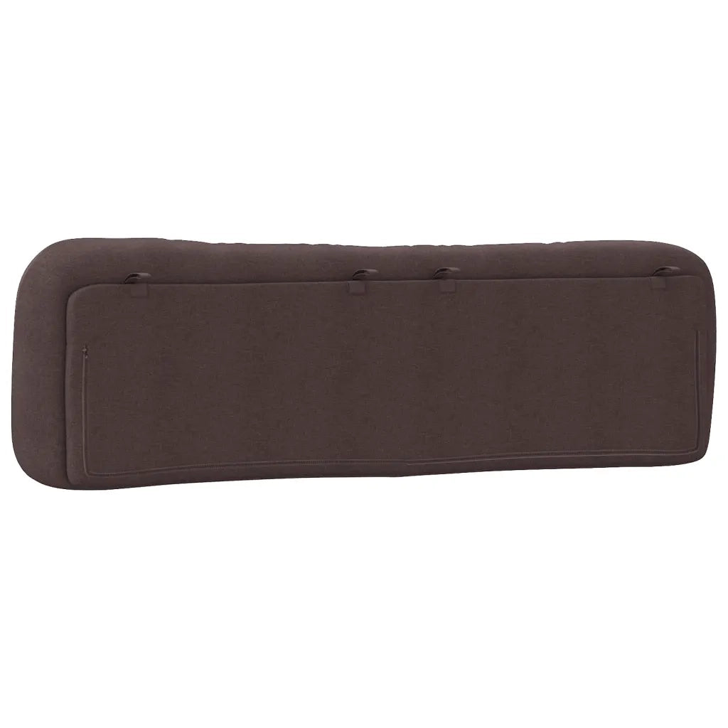Cuscino Testiera Hvar Marrone Scuro 180 cm in Tessuto CFW2180866