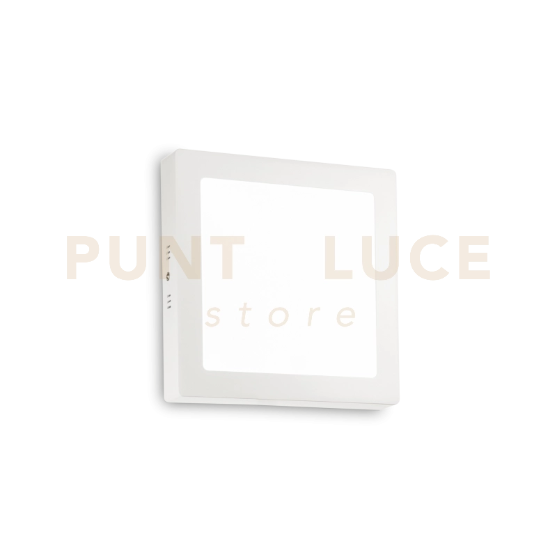 UNIVERSAL SQAURE  APPLIQUE-PLAFONIERA LED SMD 17 W 110° 1750 lm 2700 K BIANCO