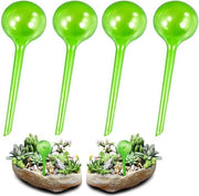 Pacchetto di 4 Sferette per l'Acqua, Piante in Vaso, Idroforo per Piante, Adatto per l'Acqua delle Piante, Indoor e Outdoor (Verde)