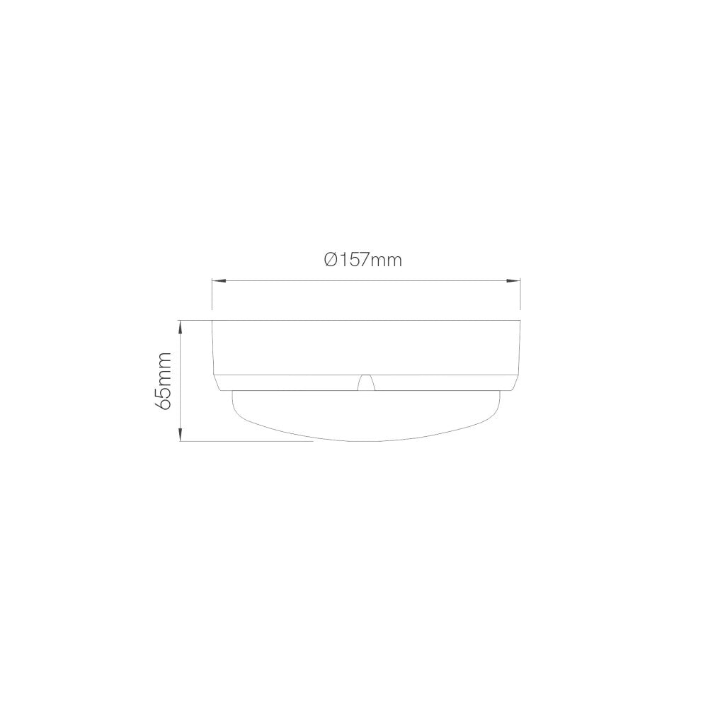Plafoniera rotonda SELEN a led stagna IP65 12W 3000K