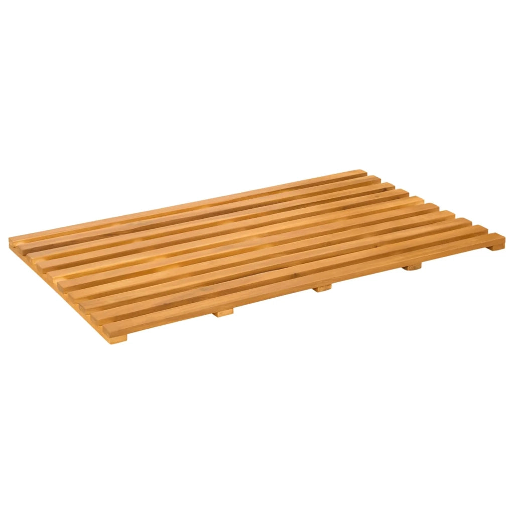 Tappeto da bagno Tinta unita Marrone 80 x 48 x 2,5 cm legno CFW1892715