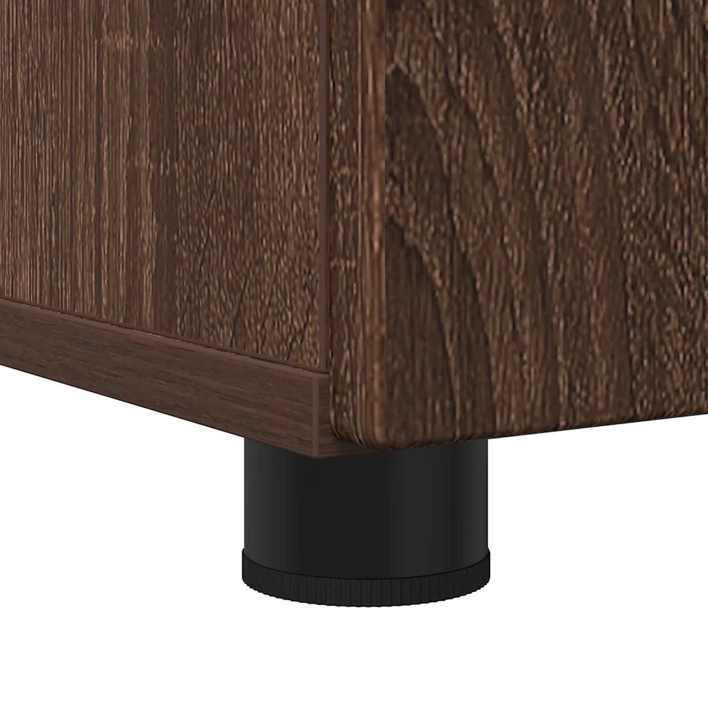 Mobile da Bagno con cassetto Rovere Marrone 30 x 35 x 80 cm 883331
