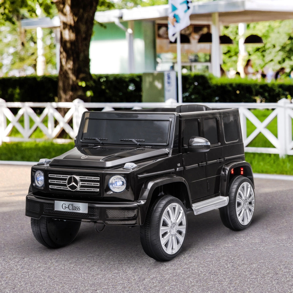 Veicolo elettrico per bambini Mercedes 12V con telecomando ¨C zephmum ¨C nero