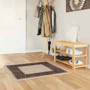 Runner Tappeto MARSA Nero 100 x 100 cm Poliestere e PVC 42023336