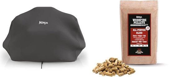 Copertura esterna Premium, adatta per griglie a legna e pellet di legna, miscela universale 900 g, adatta per griglie esterne XSKOGAPBPL2UK