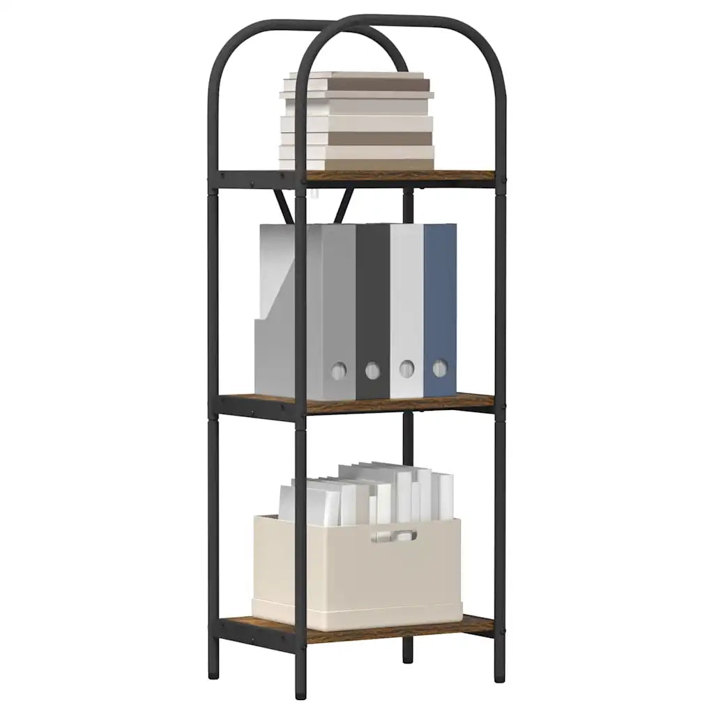 Libreria Rovere fumé 40 x 30 x 109 cm Legno multistrato 879883