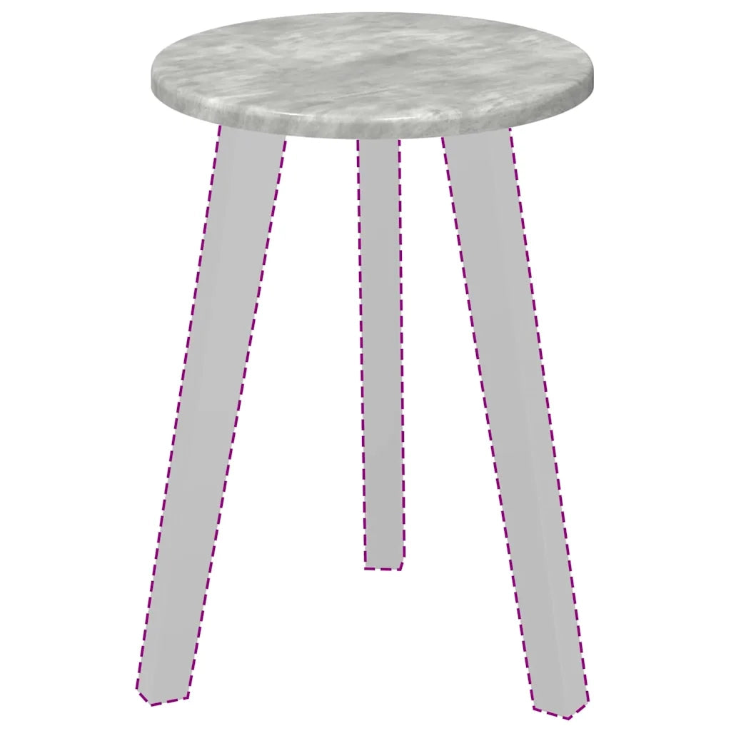 Piano del Tavolo | Superficie Tavolo | Piano Scrivania Grigio cemento ? 30 x 1,5 cm Legno multistrato