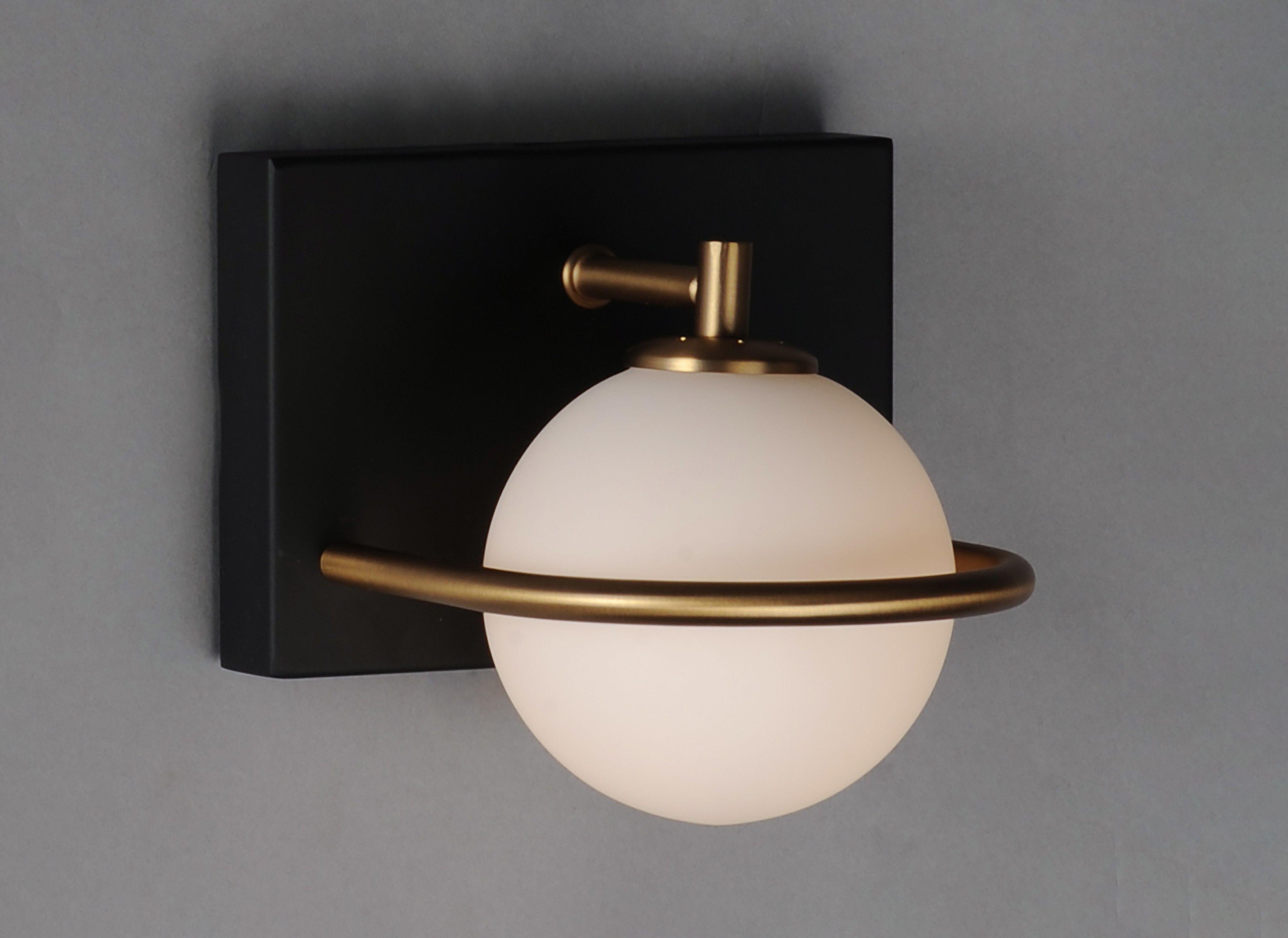Lampada Da Parete APP1300-1W Black Gold