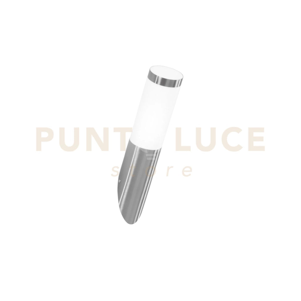 APPLIQUE TOKYO NIKEL 1 LUCE ATTACCO E27 IP44 7,6X37,6CM IN ACCIAIO INOX