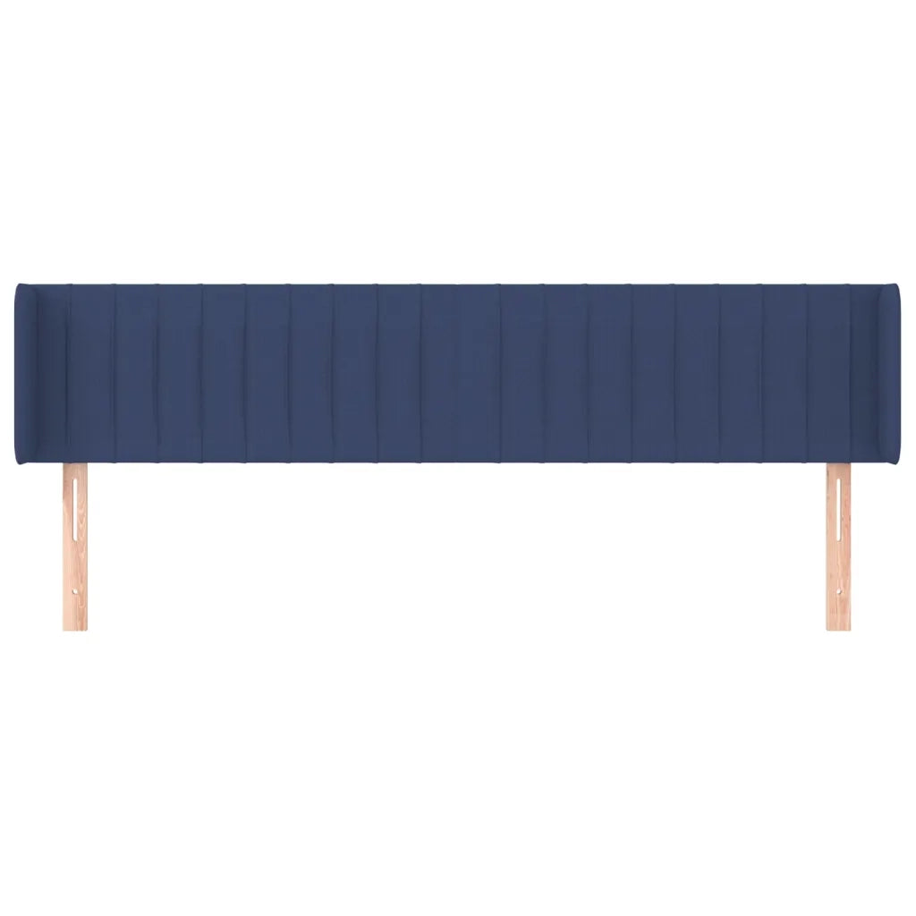 Testiera ad Orecchio Blu 203x16x78/88cm in Tessuto cod mxl 31506