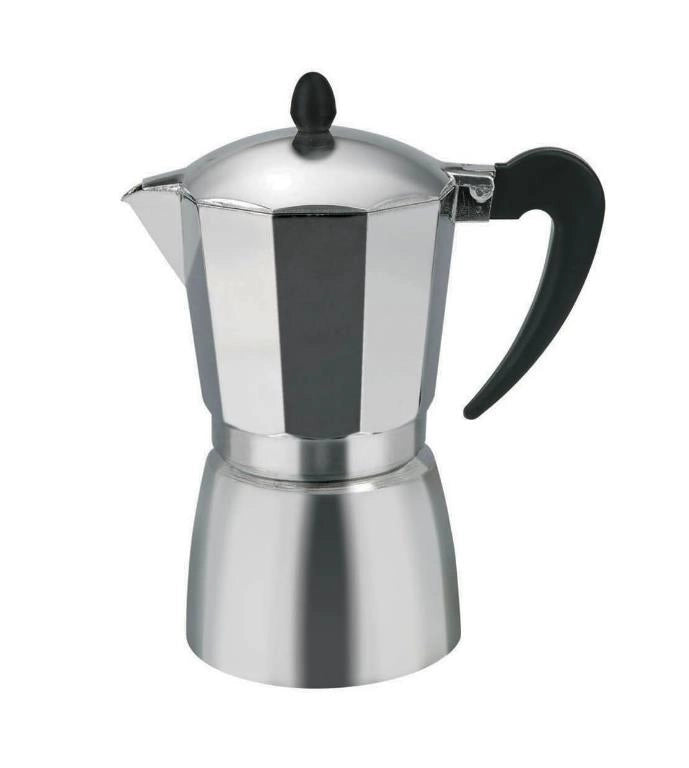 Macchinetta Caffettiera Caffè Mika Polo in Alluminio 12 Tazze