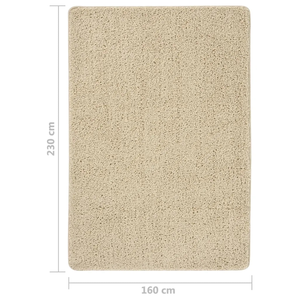 Tappeto Shaggy Crema 160x230 cm Antiscivolo cod mxl 76433