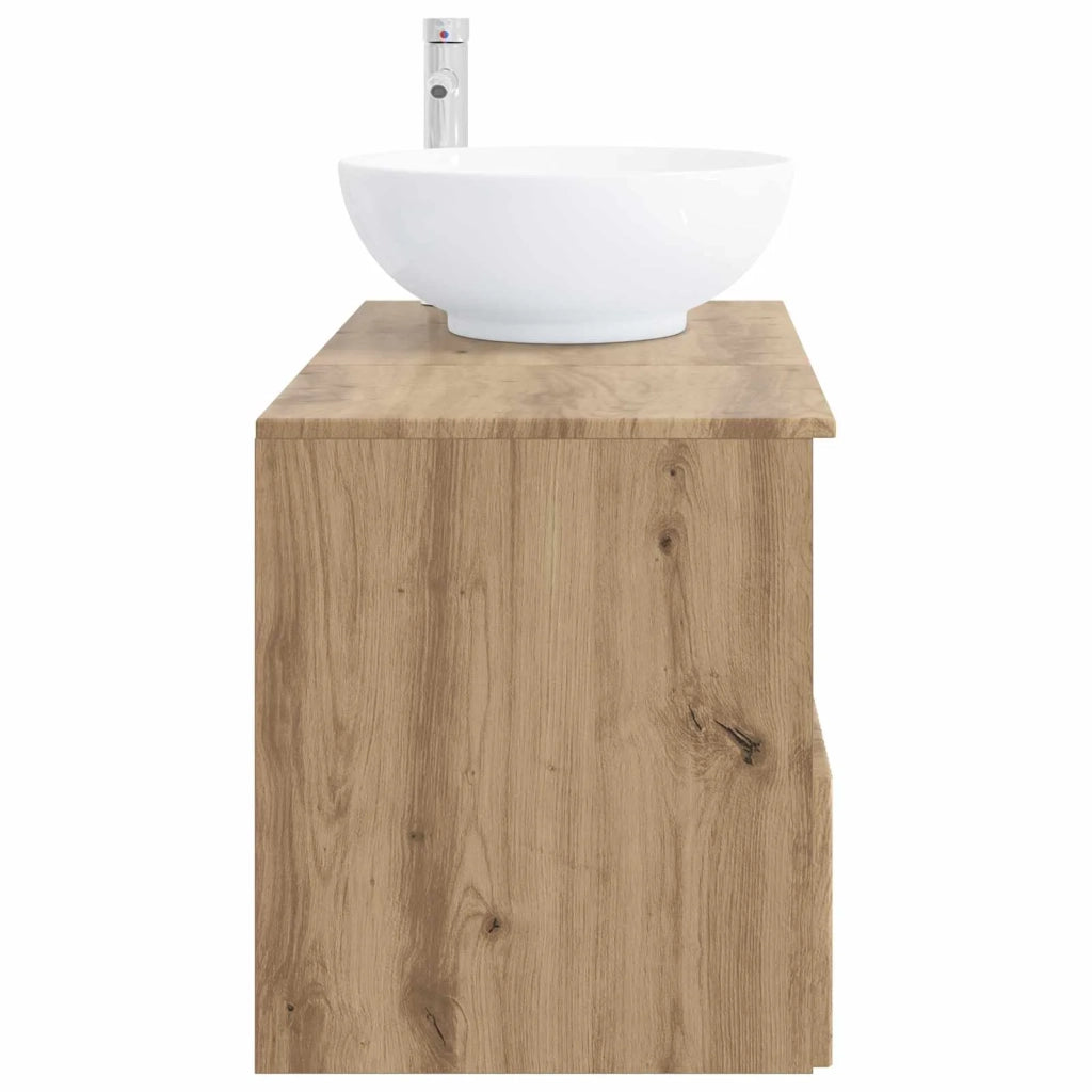 Set di mobili per il bagno 2 pz Rovere Artigianale 3404093