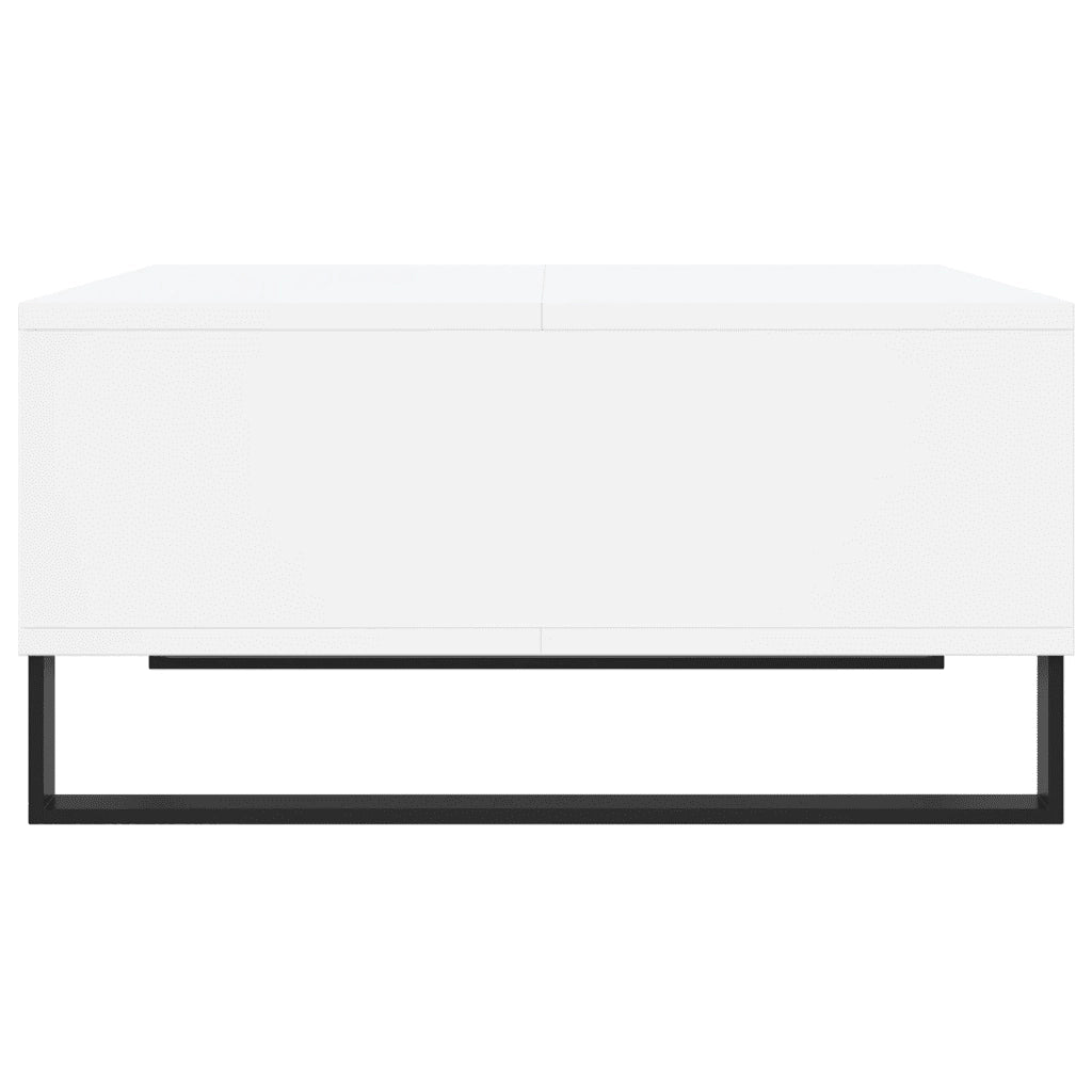 Tavolino da Salotto Bianco 60x60x30 cm in Legno Multistrato