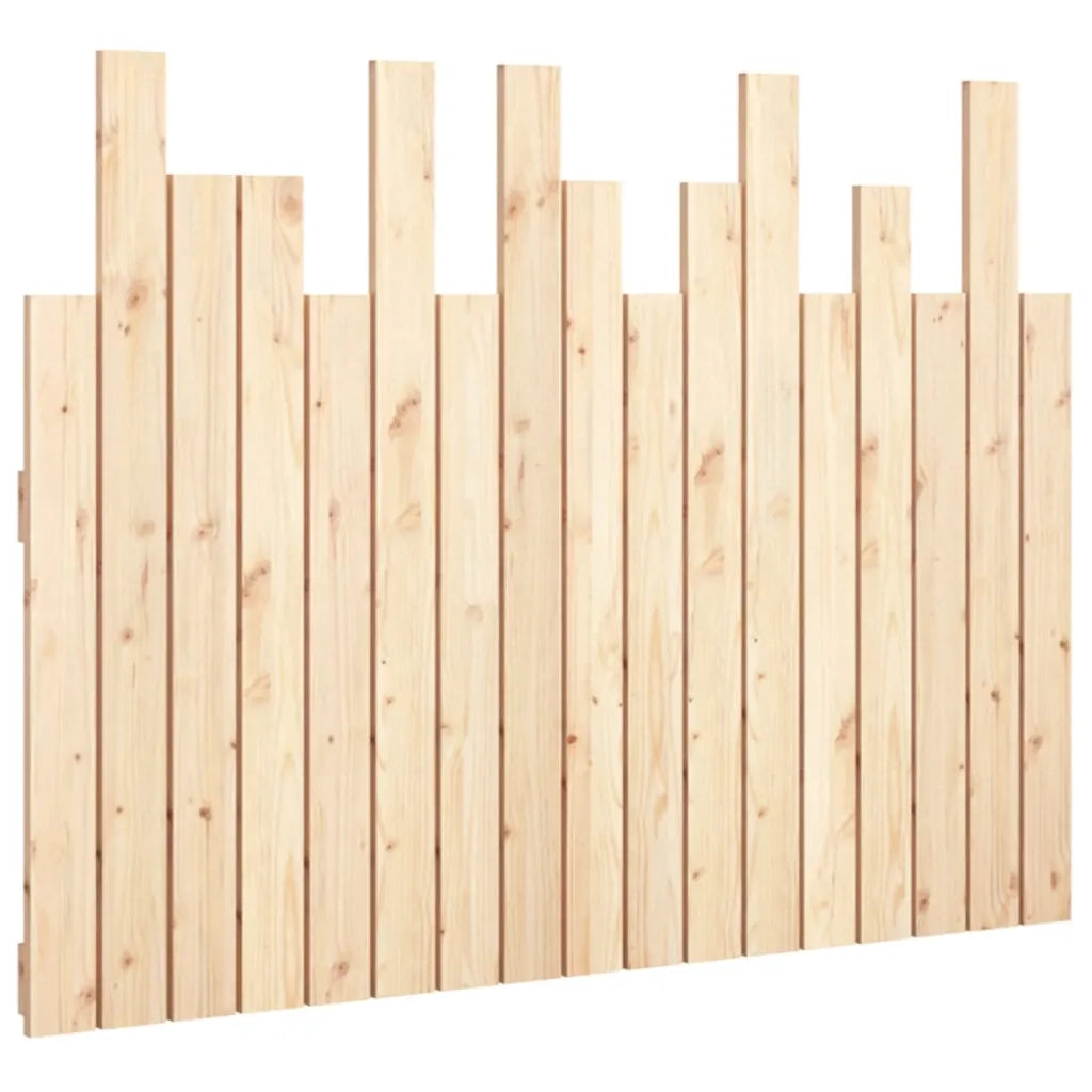 vidaXL Testiera da Parete 108x3x80 cm in Legno Massello di Pino