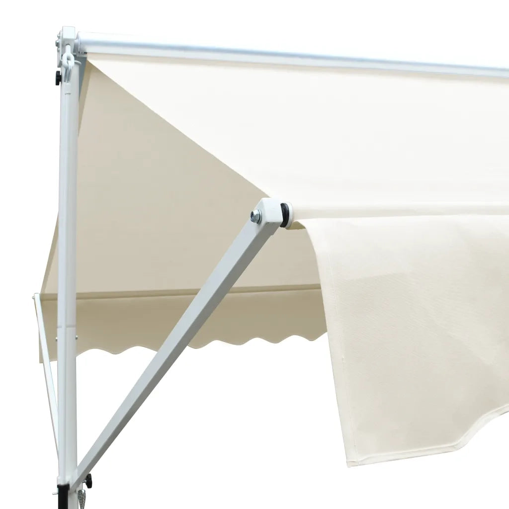 Tenda da Sole a Gazebo-Tenda da giardino 3x3 m Crema