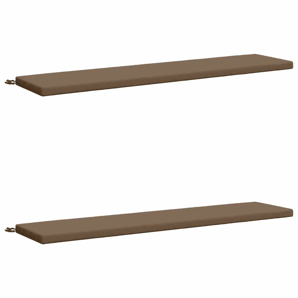 Cuscini per Panchina a 2 Pezzi SOEST 2 pz 100% Poliestere 949201