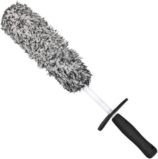 Borsetto di pulizia per ruote - Borsetto di pulizia ruote senza parte metallica - 1 pezzo - borsetto di pulizia microfibra - borsetto di pulizia ruote in alluminio senza graffi - borsetto di pulizia per pneumatici - 42x8cm