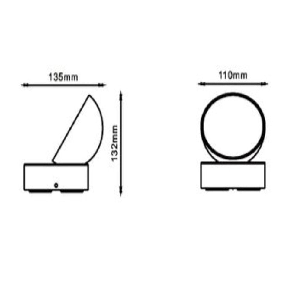Trade Shop - Applique A Led Da Esterno 12 Watt Ip54 Con Teconologia Cct 3 Tonalità Di Luce 570-3c - Bianco