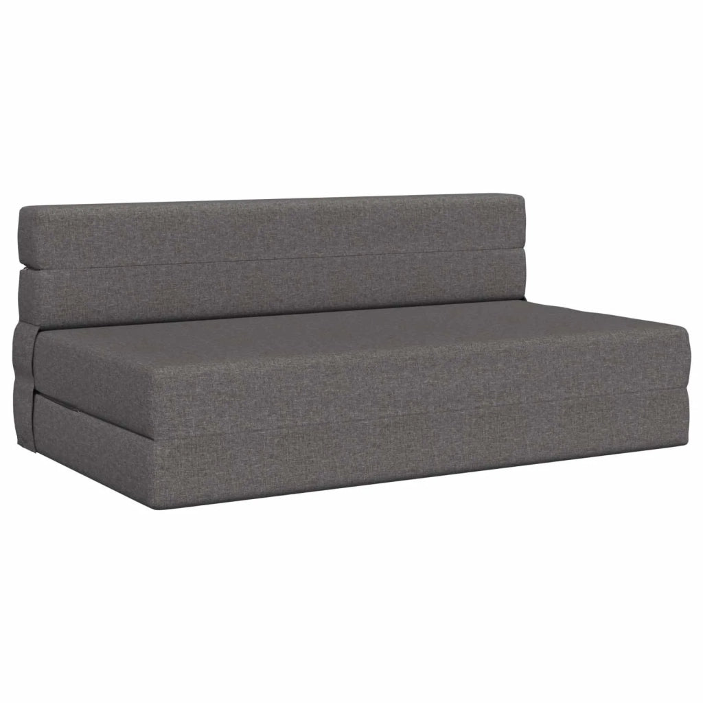 Divano Letto Pieghevole Grigio Chiaro 152 x 86,5 x 60 cm