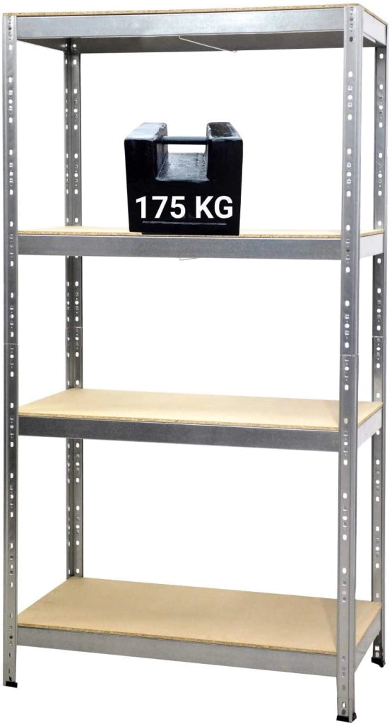 SCAFFALE IN METALLO JOKER 90 X 40 X H 174 CM 4 RIPIANI 175 KG A PIANO
