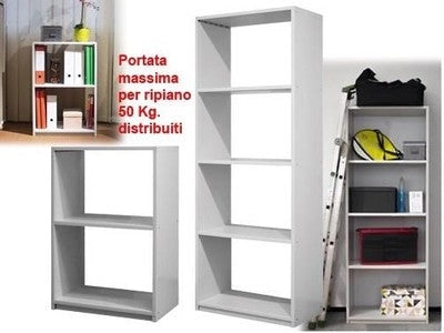 SCAFFALI MODULARI 3 PIANI DOLLY 60X35XH90 SCAFFALE GRIGIO CHIARO
