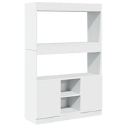 Credenza | Madia | Buffet da pranzo | Armadio da pranzo Bianca 92x33x140 cm in Truciolato