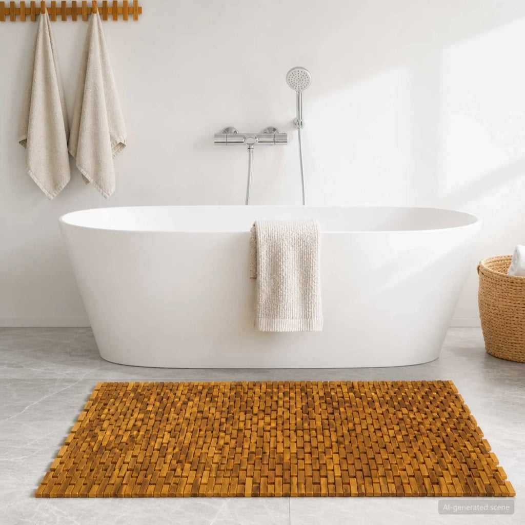 Tappetini da bagno Naturale 105 x 160 cm 42024972